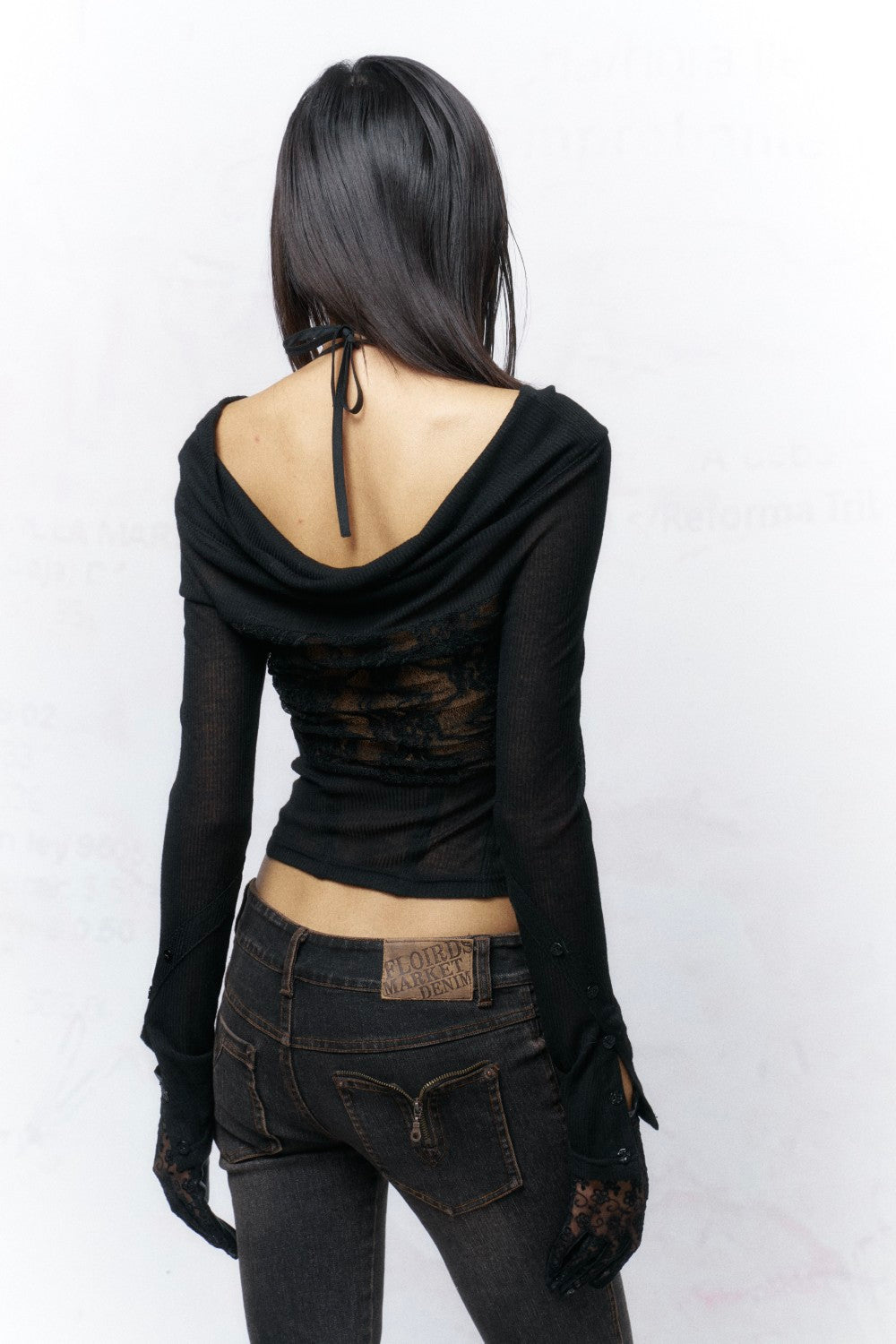 Aria Lace Wrap Top