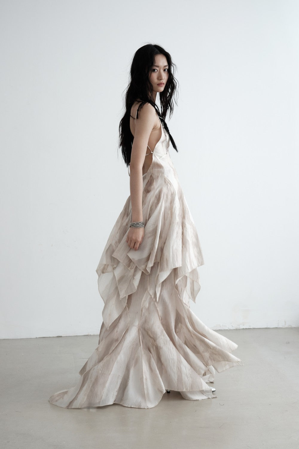 Draped Satin Fairy Skirt
