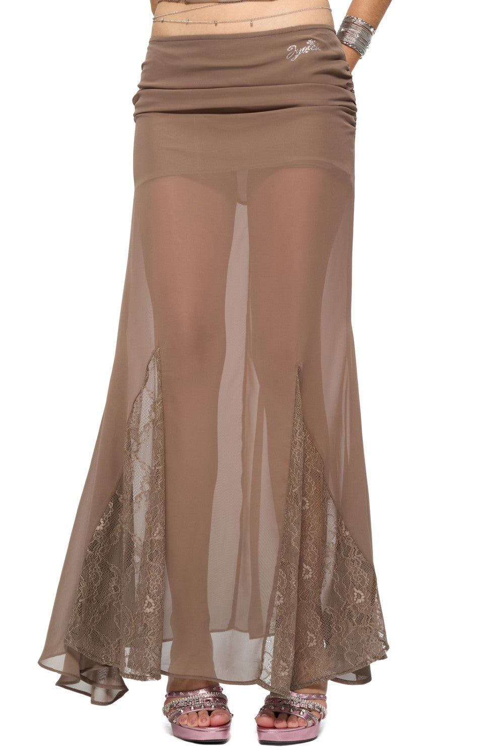 Camila Lace Fishtail Skirt