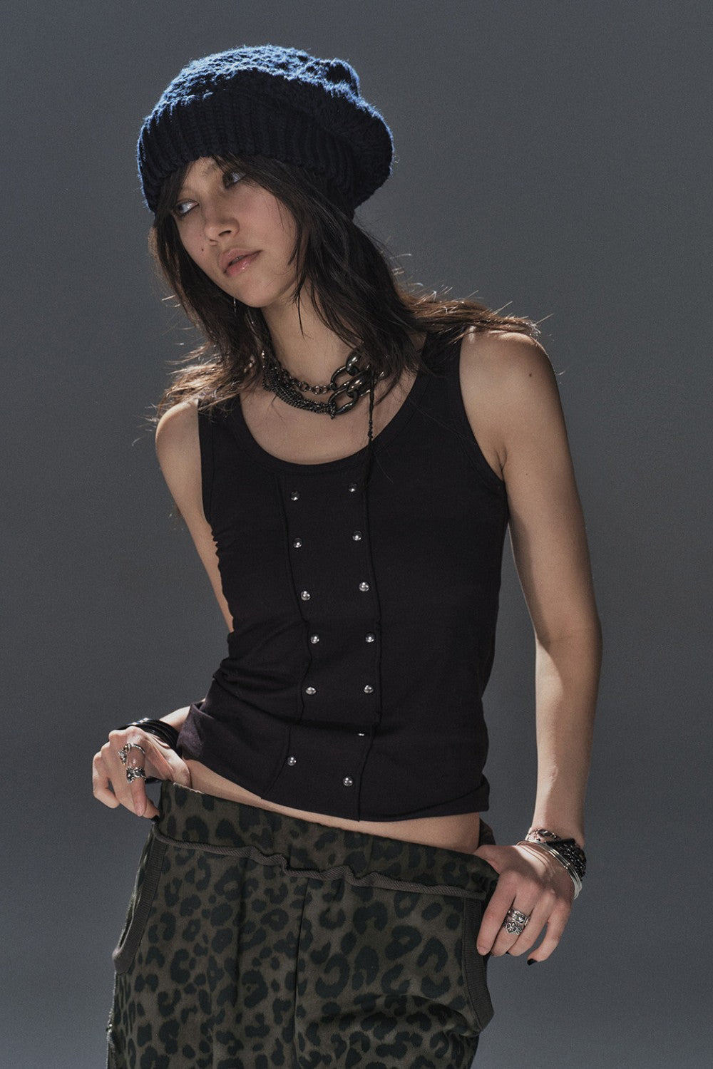 Nyra Studded Tank Top