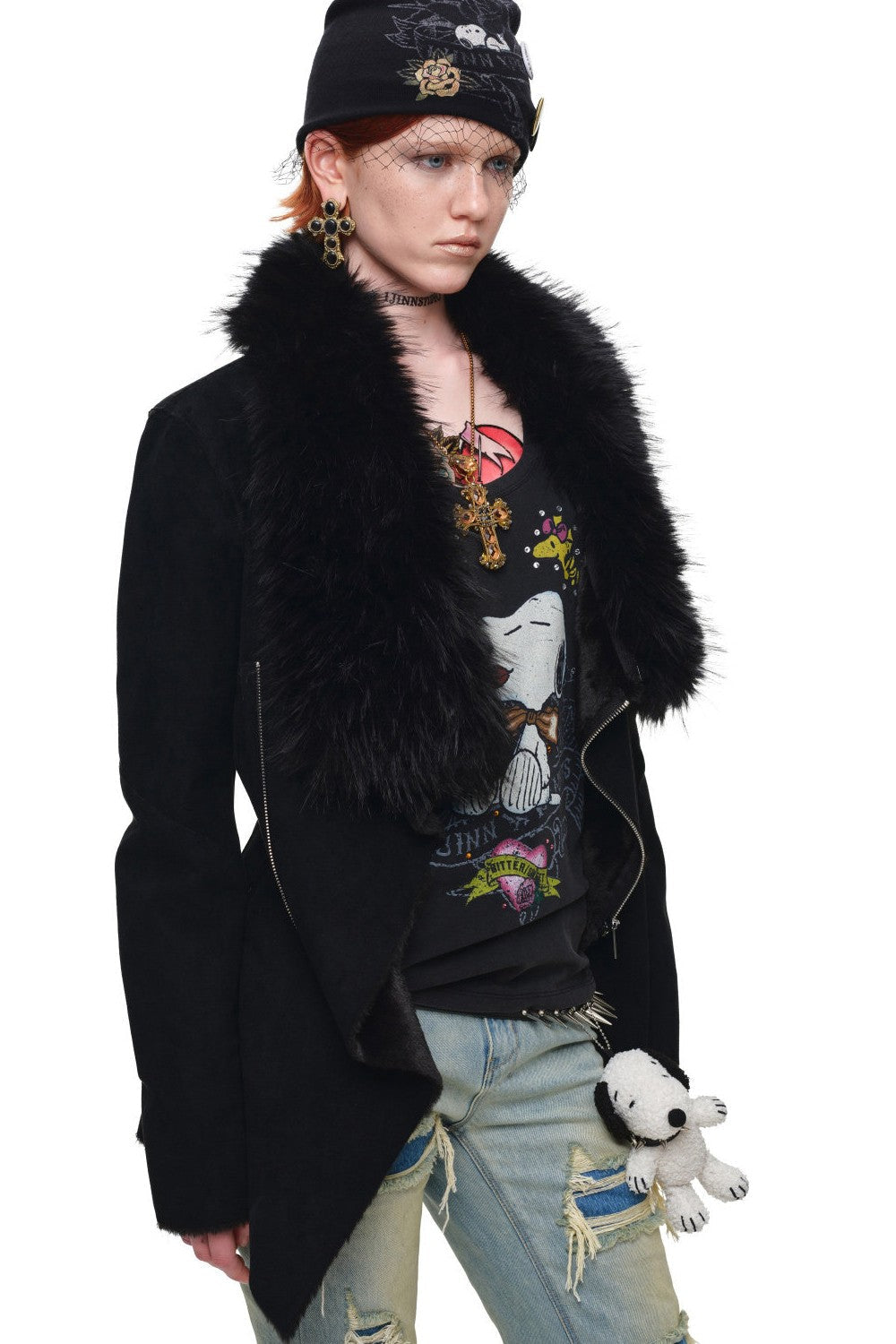 Aspen Suede Faux Fur Coat