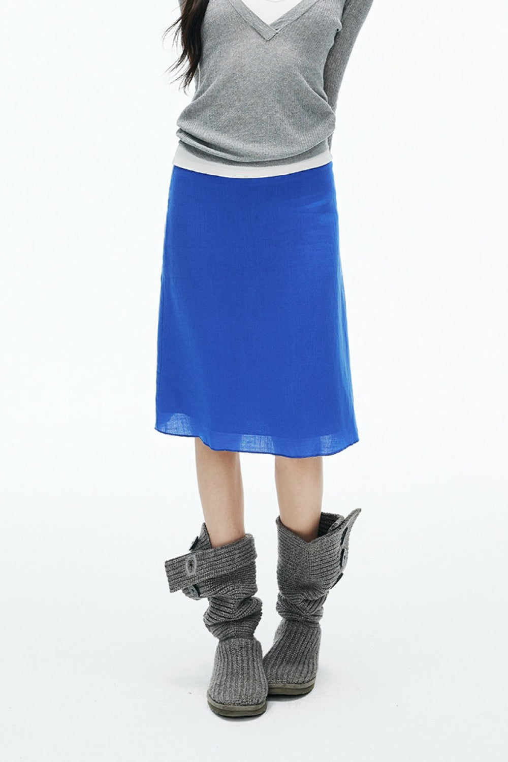 Elva Klein Blue Skirt