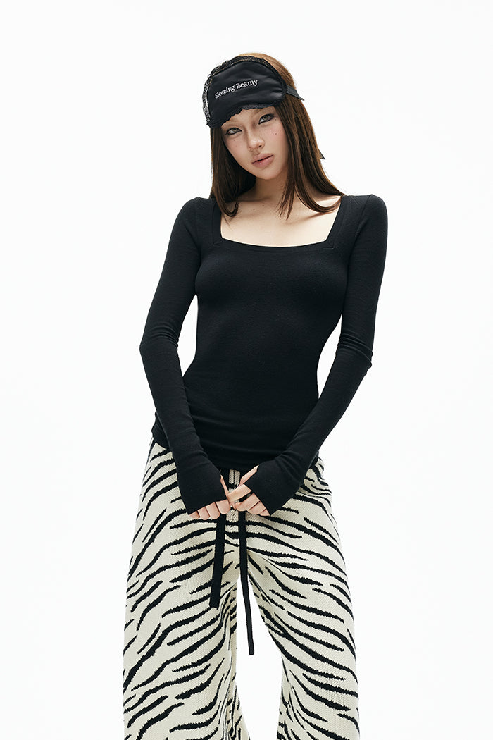 Classic Square Neck Top