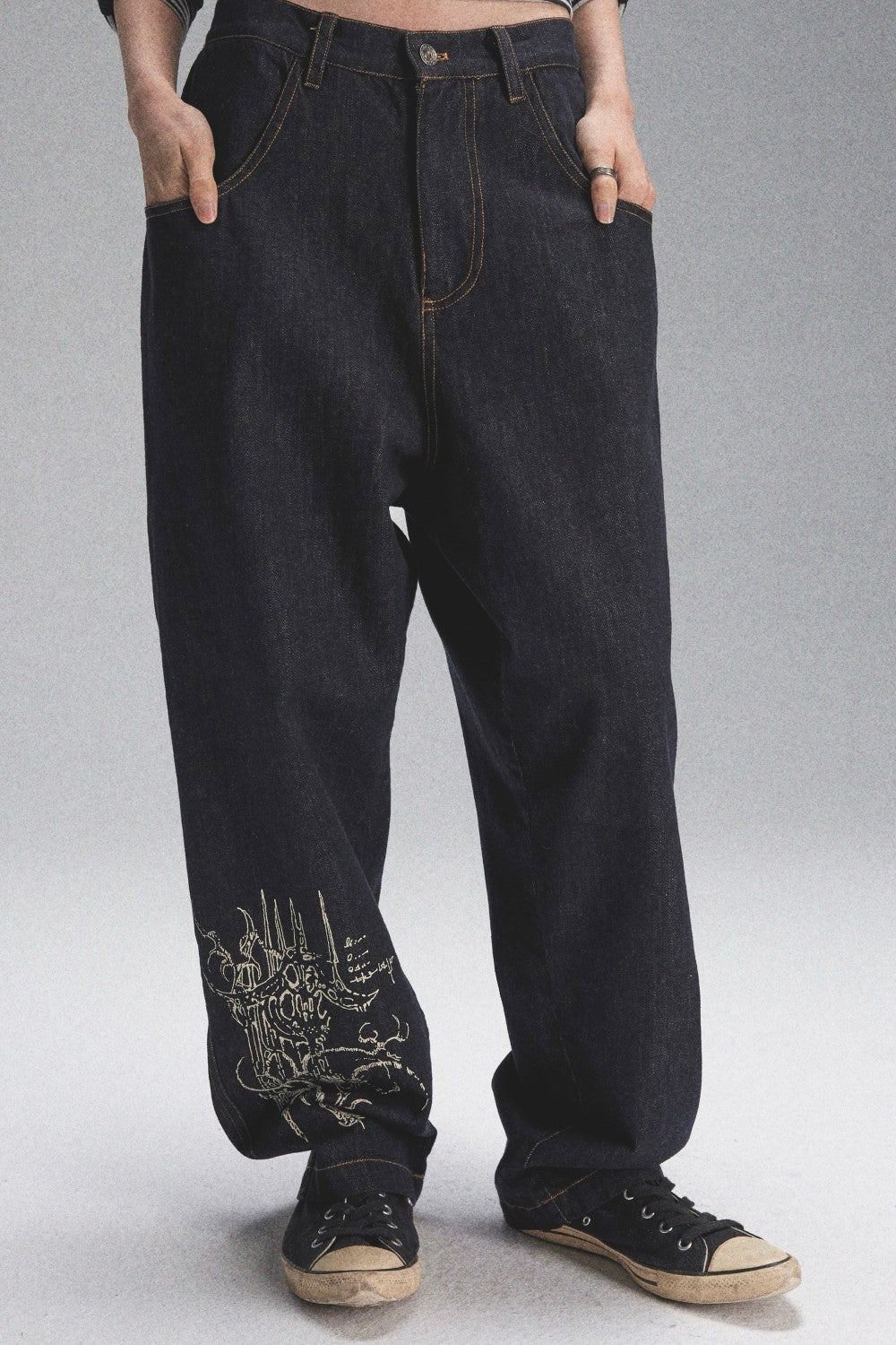 Baggy Dark Wash Jeans