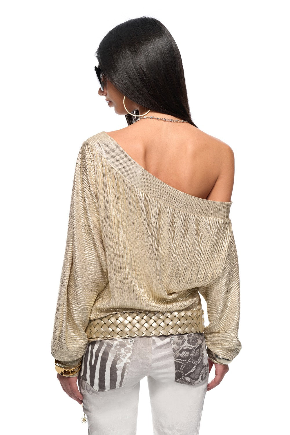 Champagne Lustre Top