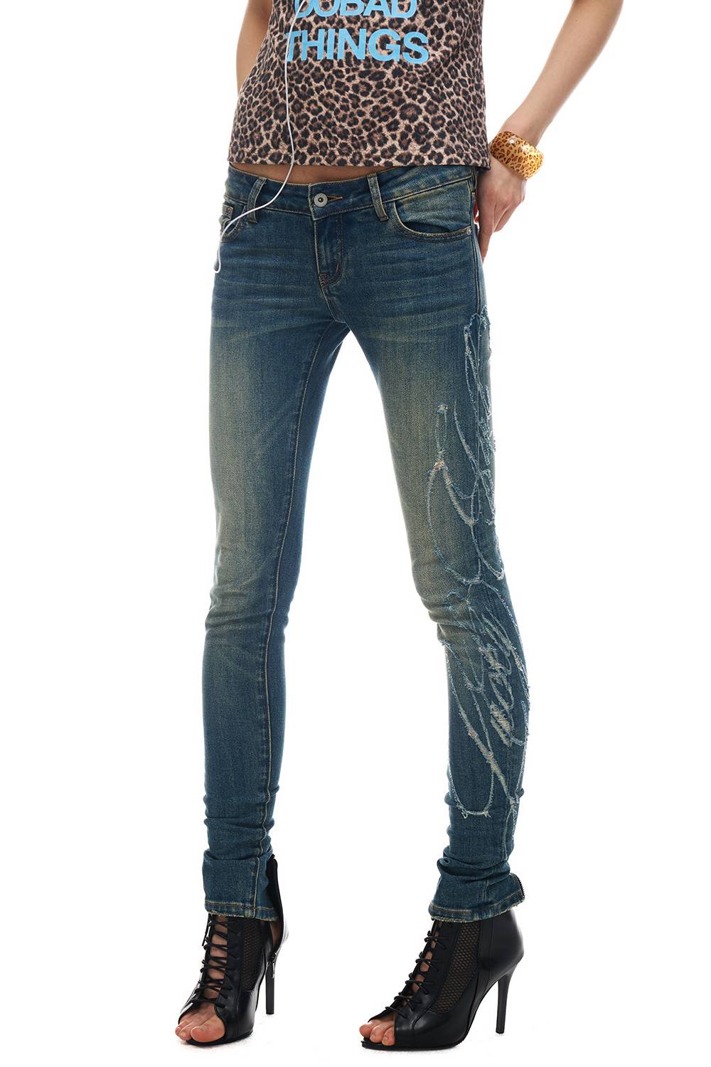 Low Rise Slim Denim Jeans